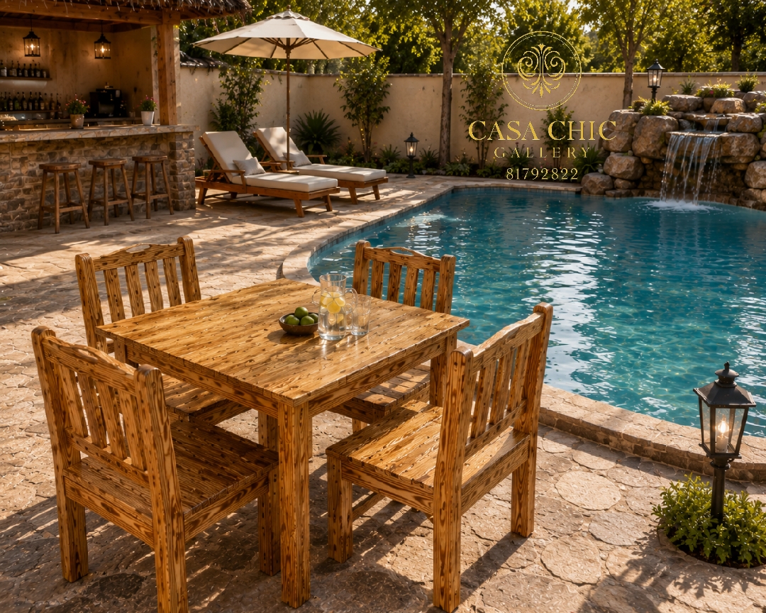 لاونج قصة ألوان ريفية — أثاث خارجي فاخر لبنان | Casa Chic Gallery