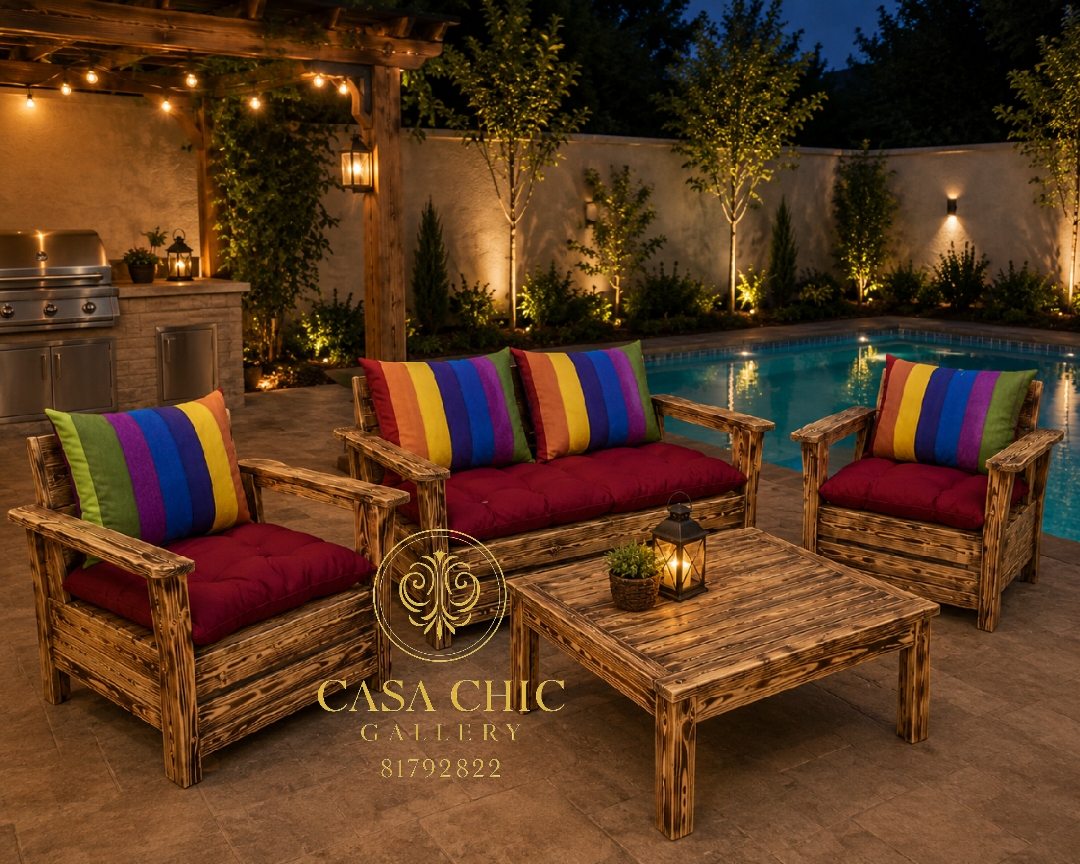 الطقم الاستوائي الخارجي الفاخر — أثاث خارجي فاخر لبنان | Casa Chic Gallery