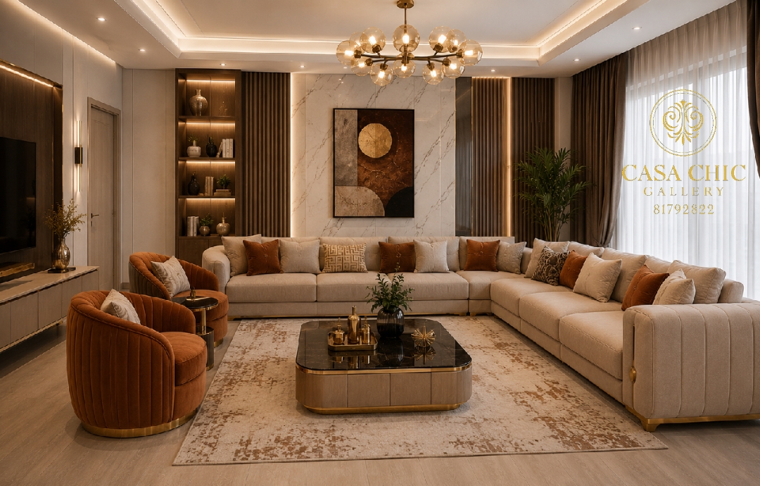 طقم أناقة الكريستال — صالون فاخر لبنان | Casa Chic Gallery