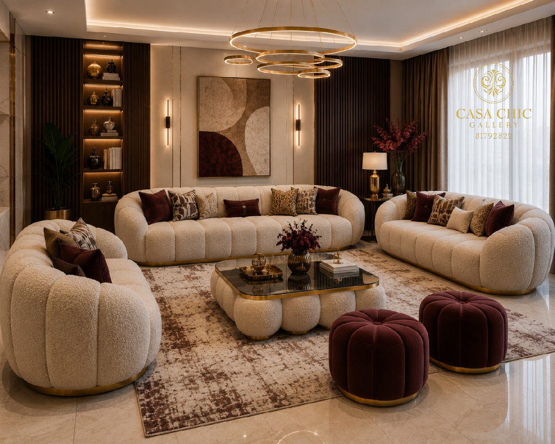 صالون البريستيج المخملي — صالون فاخر لبنان | Casa Chic Gallery
