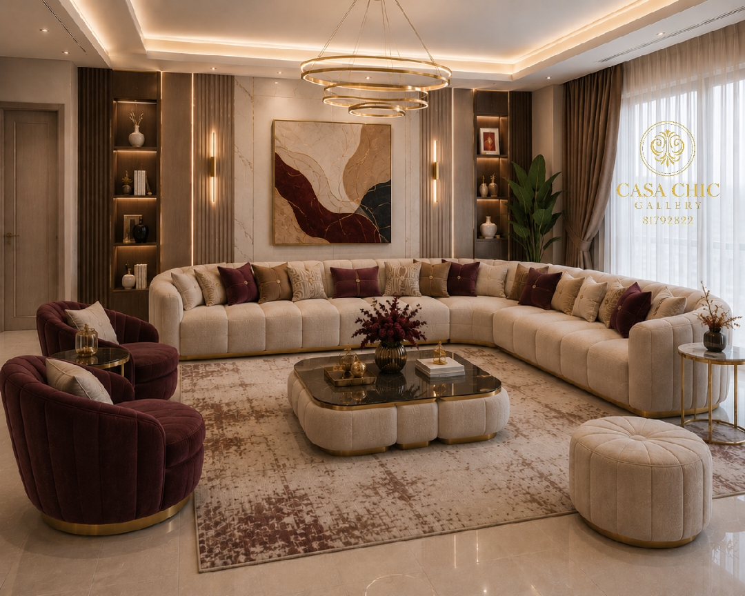 صالون القصر الزمرّدي — صالون فاخر لبنان | Casa Chic Gallery
