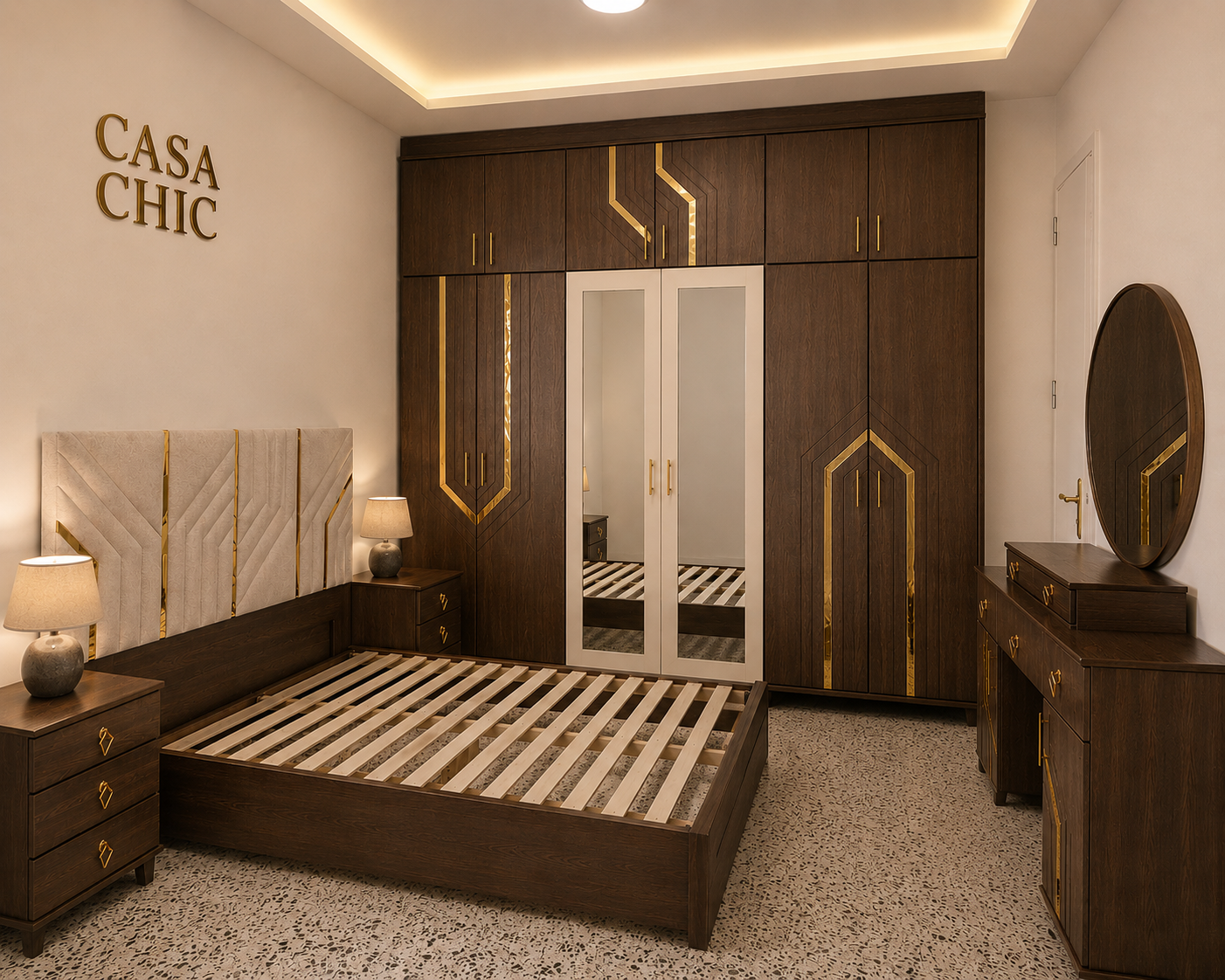 غرفة بتحكي لغتين — غرفة نوم فاخرة لبنان | Casa Chic Gallery